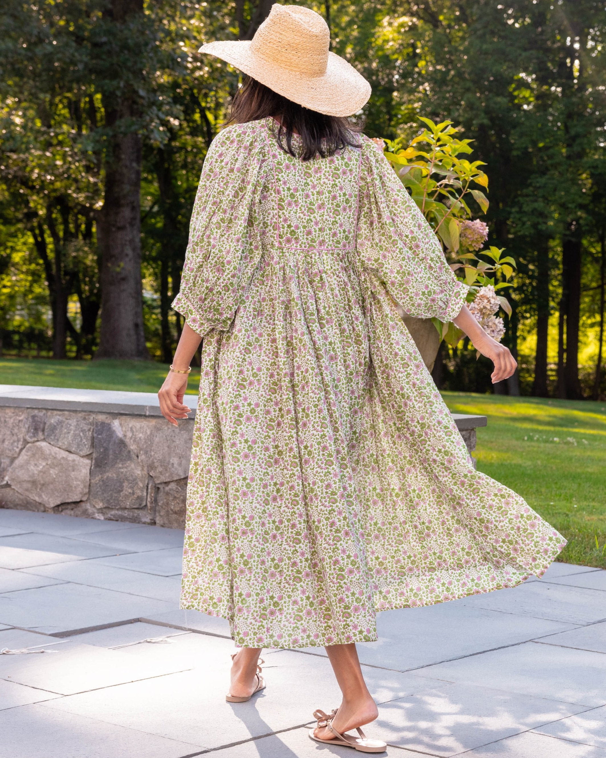 Celeste Midi Dress - Rose