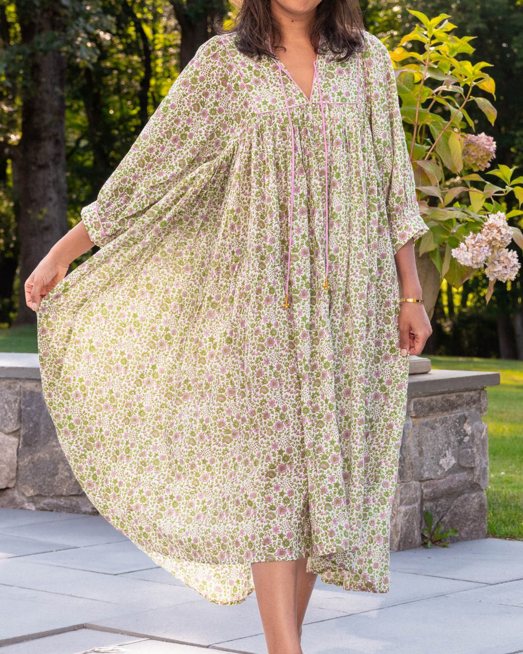 knee length dresses for ladies Celeste Midi Dress – Steps New York main image 0