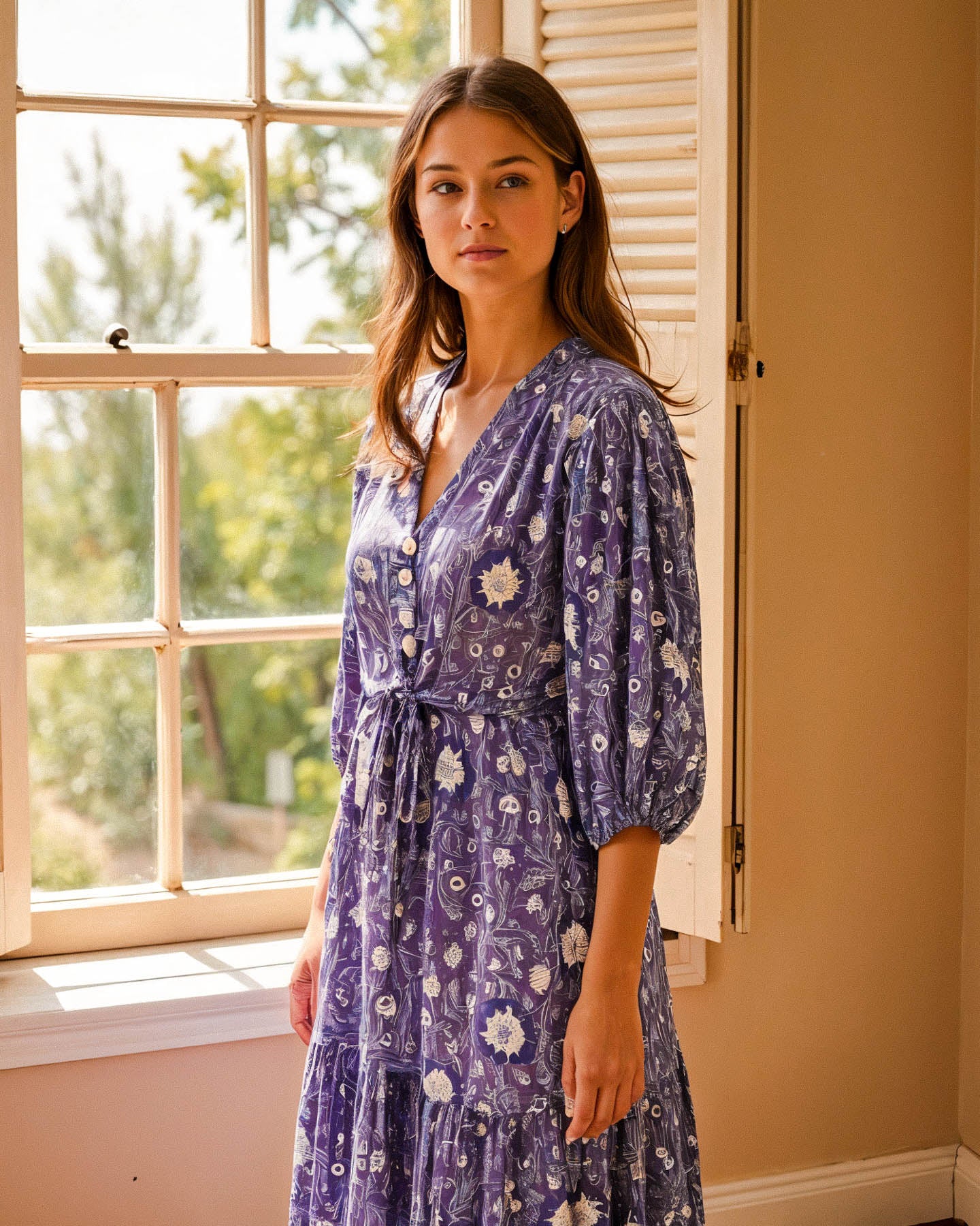 Kaia Maxi Dress - Lavender